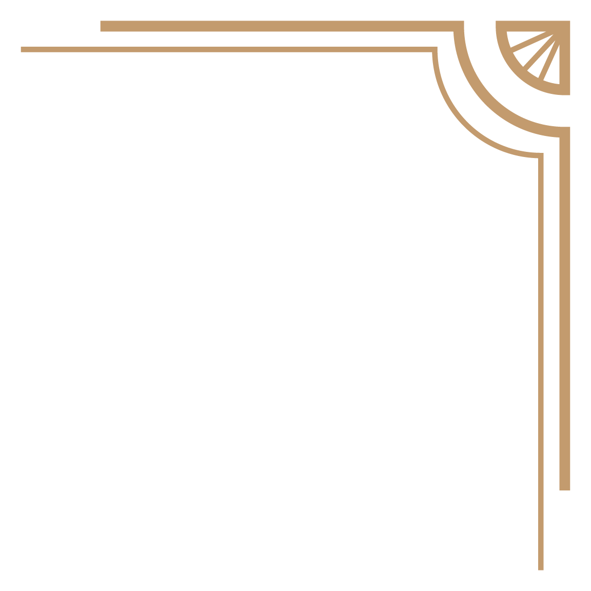 art deco frame, upper right