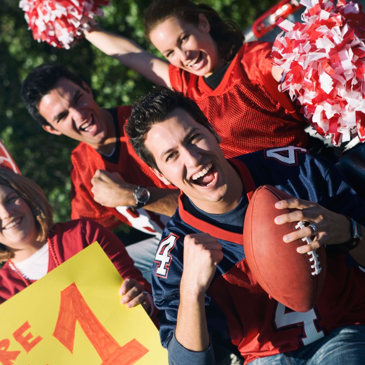Game day ready with fresh Houston hair cut.